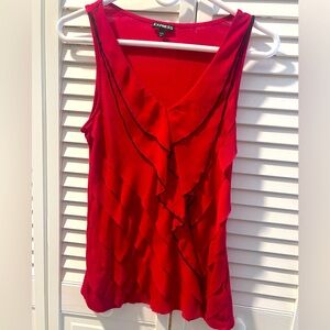 Express tank with ruffle front
